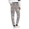 Custom Women Sweatpants with Family Face Photo, Personalized Pet Dog Print Joggers Pants, Workout Active Pants for Dogs Lover view 3