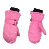 Thermal Kids Girls Boys Waterproof Skiing Gloves Children Winter Snowboarding Gloves Windproof Mittens 4~8 Years (Pink, One Size) view 1