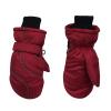 Thermal Kids Girls Boys Waterproof Skiing Gloves Children Winter Snowboarding Gloves Windproof Mittens 4~8 Years (Red, One Size) view 1