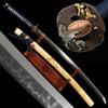 HERO SWORD Japanese Handmade Samurai Katana Sword Full Tang T10 Steel Clay Tempered Blade Advanced Samurai Sword Eagle Theme for Home Protection Collection and Gift view 1