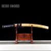HERO SWORD Japanese Handmade Samurai Katana Sword Full Tang T10 Steel Clay Tempered Blade Advanced Samurai Sword Eagle Theme for Home Protection Collection and Gift view 2