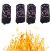 LiebeWH 4Pcs Self Heating Socks Cotton Heated Socks Breathable Tourmaline Design Warm Heated Universal Size for Winter (Black) view 4