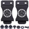 KYDEX Belt Clip for Holsters & Sheaths  (w/2nd Amendment - 1776 Engraving) - (Fits 1.50in Belts) - (Inside-The-Waistband/IWB) - (USA Made) - (w/Mounting Hardware) - (2 Pack) view 1
