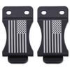 HolsterSmith KYDEX Belt Clip for Holsters & Sheaths  (FOMI Design - w/USA Flag Engraving) - (Fits 1.50in Belts) - (Inside-The-Waistband/IWB) - (USA Made) - (2 Pack) view 1