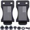 HolsterSmith KYDEX Belt Clip for Holsters & Sheaths  (FOMI Design - w/USA Flag Engraving) - (Fits 1.50in Belts) - (Inside-The-Waistband/IWB) - (USA Made) - (w/Mounting Hardware) - (2 Pack) view 1