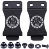 KYDEX Belt Clip for Holsters & Sheaths  (w/2nd Amendment - 1776 Engraving) - (Fits 1.75in Belts) - (Inside-The-Waistband/IWB) - (USA Made) - (w/Mounting Hardware) - (2 Pack) view 1