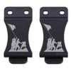 KYDEX Belt Clip for Holsters & Sheaths  (w/Iwo Jima Engraving) - (Fits 1.75in Belts) - (Inside-The-Waistband/IWB) - (USA Made) - (2 Pack) view 1