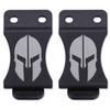 KYDEX Belt Clip for Holsters & Sheaths - (w/Spartan Helmet Engraving) - (Fits 1.50in Belts) - (Inside-The-Waistband/IWB) - (USA Made) - (2 Pack) view 1
