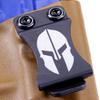 KYDEX Belt Clip for Holsters & Sheaths - (w/Spartan Helmet Engraving) - (Fits 1.50in Belts) - (Inside-The-Waistband/IWB) - (USA Made) - (2 Pack) view 4