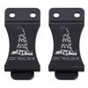 KYDEX Belt Clip for Holsters & Sheaths  (w/Don't Tread On Me Engraving) - (Fits 1.75in Belts) - (Inside-The-Waistband / IWB) - (USA Made) - (2 Pack) view 1