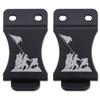 KYDEX Belt Clip for Holsters & Sheaths  (w/Iwo Jima Engraving) - (Fits 1.50in Belts) - (Inside-The-Waistband/IWB) - (USA Made) - (2 Pack) view 1