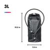 Hydrapak HydraSleeve - Insulated Sleeve with Shape-Shift Low-Profile Water Bladder/Reservoir for Hydration Backpacks, 3-Liter (100 oz.), High Flow Bite Valve, Safe & Reliable view 2