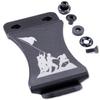 KYDEX Belt Clip for Holsters & Sheaths  (w/Iwo Jima Engraving) - (Fits 1.75in Belts) - (Inside-The-Waistband/IWB) - (USA Made) - (w/Mounting Hardware) - (2 Pack) view 2