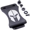 KYDEX Belt Clip for Holsters & Sheaths - (w/Spartan Helmet Engraving) - (Fits 1.75in Belts) - (Inside-The-Waistband/IWB) - (USA Made) - (w/Mounting Hardware) - (2 Pack) view 2