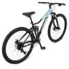 Mongoose Impasse 2.0 Mountain Bike for Adult Men & Women, 8-Speed, Full Suspension, 29-Inch Wheels, 17-Inch Frame, Front & Rear Mechanical Disc Brake, Black/Blue view 2