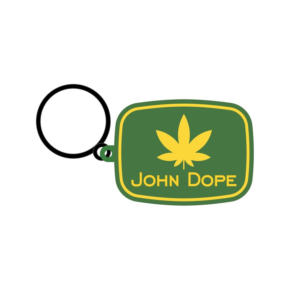 WOOD ROCKET John Dope Soft Enamel Weed Keychain | Adult Keychain