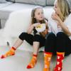 Pavilion- Popcorn- What's Poppin- Youth Crew Socks -Size Large- 4-7 Years view 2