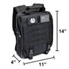 TORCH MOLLE Urban Commuter Backpack Laptop Bag Rucksack for Hiking Cycling Crossfit Light Rucking EDC Gear V2 (Black) view 2