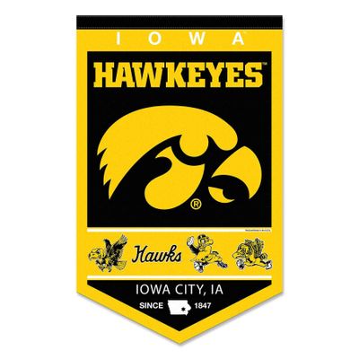 Hawkeyes Heritage History Banner Pennant