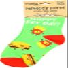 Pavilion- Burger and Fries- Happy Fry Day! Youth Crew Socks- Large 4-7 Years view 3