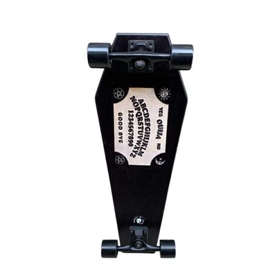 Coffin Ouija Skateboard | Longboard | 30x9 | Coffin Croozer