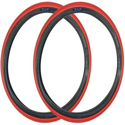 SE Bikes Red Speedster 29 x 2.1 BMX Street OEM Replacement Wire Bead Dirt Road Bike Tire Pair