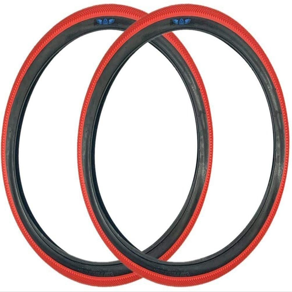 SE Bikes Red Speedster 29 x 2.1 BMX Street OEM Replacement Wire Bead Dirt Road Bike Tire Pair