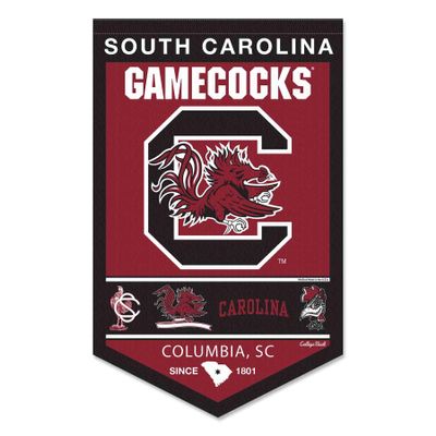 South Carolina Gamecocks Heritage History Banner Pennant