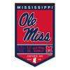 Ole Miss Heritage History Banner Pennant view 1