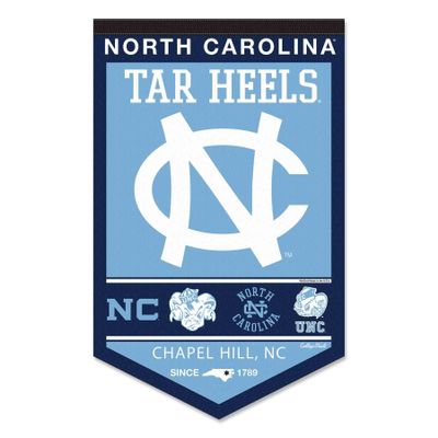 UNC Tar Heels Heritage History Banner Pennant