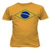 FLAURA Pele 10 Brazil Soccer Goat Jersey Style Tribute Unisex T-Shirt (Gold, 5X-Large) view 2