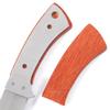 EZSMITH Boot Skinner Knife Kit - DIY Fixed Blade Knife - (Blade Blank, SS Bolsters & Pinstock) - (w/Pre-machined Padauk Handle Blanks) - (USA Design) - (Gift Boxed) - (by KnifeKits) view 4