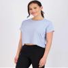 Real Essentials 5 Pack: Women's Dry-Fit Crop Top Short Sleeve Shirts Workout Gym Cropped Athletic Tee (Available in Plus) - Set 10, XL view 2