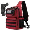 ATBP Tactical Crossbody Bag Holster Shoulder Backpack 6 Elastic Slots Water Bottle Holder Carrier Accessories Pouch 15L view 1