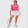 CRZ YOGA Pima Cotton Large Armhole Tank Tops for Women - Workout Sport Athletic Yoga Running Gym Loose Crop Sleeveless Shirts Sonic Pink X-Small view 4