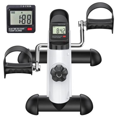 Cyclace Under Desk Bike Pedal Exerciser for Arm/Leg Exercise - Portable Mini Exercise Bike Desk Cycle, Leg Exerciser for Home/Office Workout