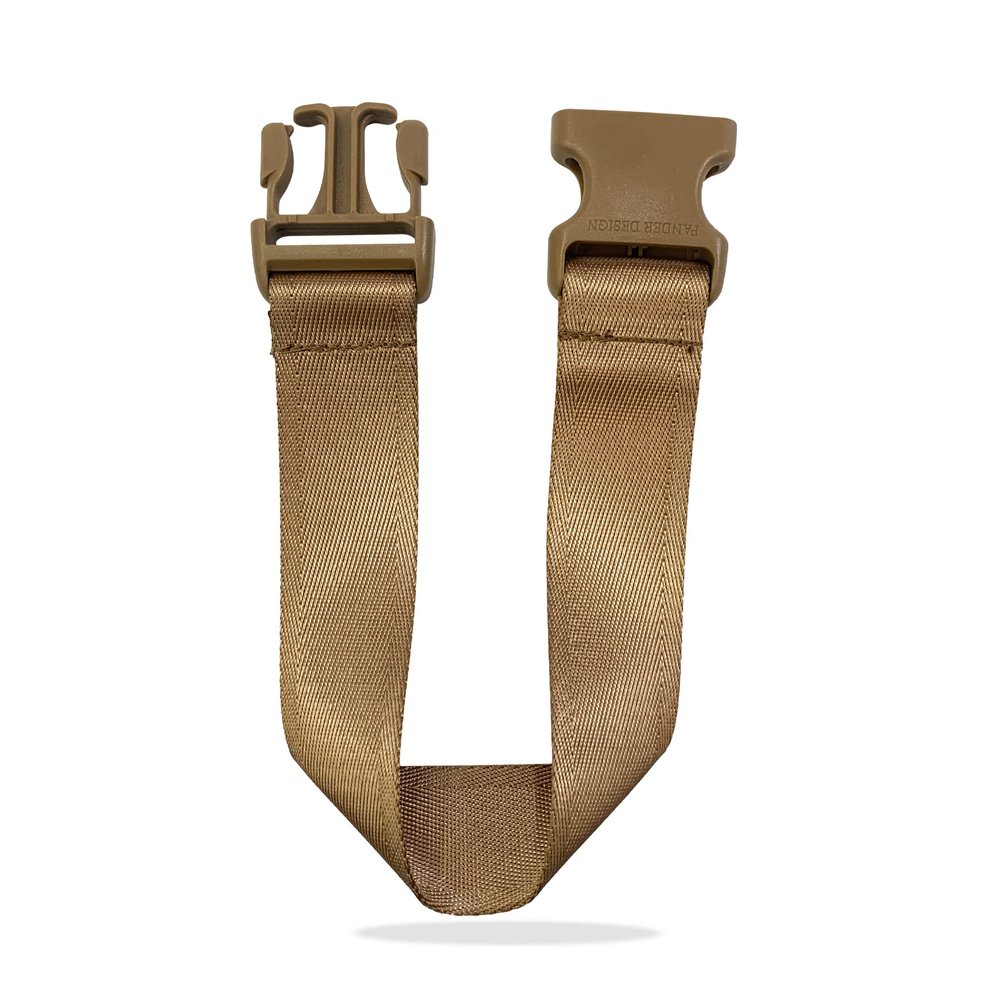 Pander Belt Bag Strap Extender  Fits Only Pander 1L and Larger Belt Bags, Adds 13.5 Length, Nylon Extension Strap, Not for Other Brands, Caramel Burnt