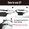 Pander Belt Bag Strap Extender  Fits Only Pander 1L and Larger Belt Bags, Adds 13.5 Length, Nylon Extension Strap, Not for Other Brands, Caramel Burnt view 3