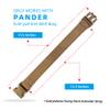 Pander Belt Bag Strap Extender  Fits Only Pander 1L and Larger Belt Bags, Adds 13.5 Length, Nylon Extension Strap, Not for Other Brands, Caramel Burnt view 4