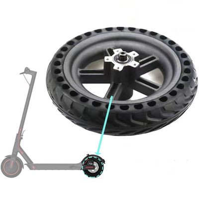 Felixstory Wheel Hub Scooter Rims Compatible with Xiaomi Pro Aluminum Long Shaft Hub Wheel Replacement Parts Scooter Parts Second Generations