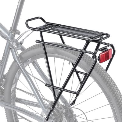 CXWXC Rear Bike Rack - Bike Cargo Rack for Disc Brake/Non-Disc Brake Mount - Bicycle Pannier Rack, Touring Carrier Rack fit 26-29 and 700c