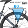 CXWXC Rear Bike Rack - Bike Cargo Rack for Disc Brake/Non-Disc Brake Mount - Bicycle Pannier Rack, Touring Carrier Rack fit 26-29 and 700c view 3