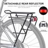 CXWXC Rear Bike Rack - Bike Cargo Rack for Disc Brake/Non-Disc Brake Mount - Bicycle Pannier Rack, Touring Carrier Rack fit 26-29 and 700c view 4