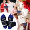 Nirohee Valentines Gifts for Him,Best Brother Socks,Brother Gifts from Sister,Mens Birthday Gift Ideas,Novelty Funny Socks for Men Teen Boys Gift Ideas view 2