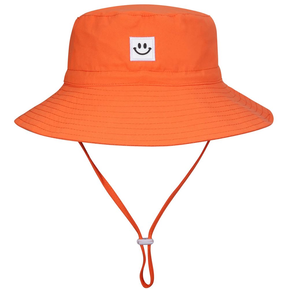 Baby Bucket Hats 0-6 Months Orange