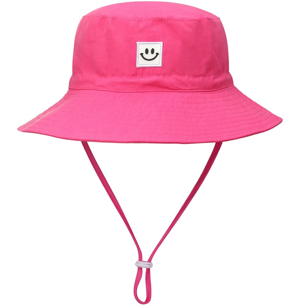 MaxNova Baby Bucket Hats 0-6 Months Hot Pink