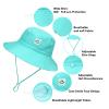 Baby Sun Hat 2-7 Years Sky Blue view 4