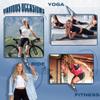 Sundwudu 4 Pack Biker Shorts for Women - 8 High Waist Tummy Control Summer Workout Shorts for Running Yoga Athletic view 2