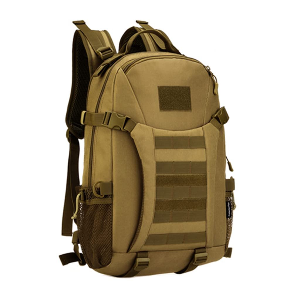 Eysee Outdoor Backpack, Nylon Backpack, Men Camping Backpack, Brown