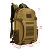 Eysee Outdoor Backpack, Nylon Backpack, Men Camping Backpack, Brown view 4